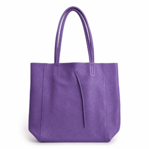 Torebka shopper damska – fioletowa